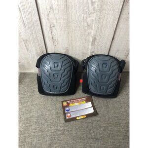 By Design Black Premium Gel Comfortable Knee Pads Construction Work Outdoors